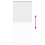 Store enrouleur occultant 100 x 230 cm blanc