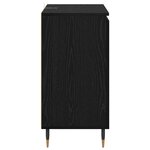 vidaXL Buffet Chêne noir 60 x 35 x 70 cm Bois d'ingénierie