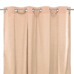 Rideau coton LOOK - Rose nude - 140x250 cm