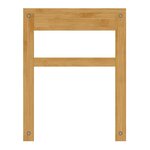 EISL Tabouret de salle de bain 35x35x45 cm bambou