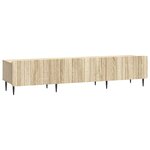 vidaXL Meuble TV Chêne Sonoma 147 x 34 5 x 32 cm Bois d'ingénierie