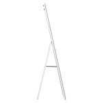Miroir autoportant rectangulaire pleine longueur cadre en bois massif 160 x 37cm blanc 20_0008907