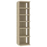 vidaXL Armoire à chaussures Chêne sonoma 27 5x27x102 cm