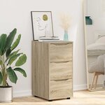 vidaXL Armoire de rangement Chêne Sonoma 40 x 48 x 81 cm