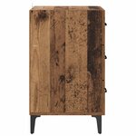 vidaXL Cabinet de chevet Bois ancien 40 x 40 5 x 66 cm