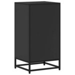 vidaXL Bibliothèque noir 40x35x76 cm bois d'ingénierie