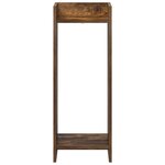 vidaXL Support de Plante Chêne fumé 30 x 30 x 80 cm Bois d'ingénierie