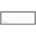 vidaXL Miroir de salle de bain LED Chêne noir 100 x 8 5 x 37 cm Verre