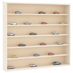 vidaXL Vitrine de collection en bois avec 6 étagères 60x8 5x55 cm