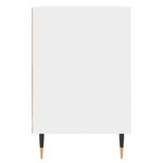 vidaXL Meuble TV Blanc 100x35x55 cm Bois d'ingénierie