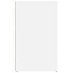 vidaXL Table de chevet Blanc 50x36x60 cm Bois d'ingénierie