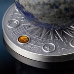 Pièce de monnaie en Argent 10 Cedis g 62.2 (2 oz) Millésime 2024 Solar System EARTH