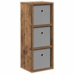 vidaXL Buffet avec tiroir Bois ancien 25 5 x 22 x 69 5 cm
