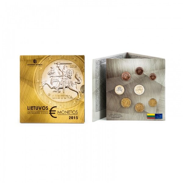 Coffret série euro BU Lituanie 2015