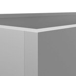 vidaXL Jardinière argenté 62x47x46 cm acier galvanisé