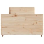 vidaXL Cadre de lit sans matelas 100x200 cm bois massif de pin