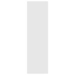 vidaXL Bibliothèque/séparateur de pièce blanc bois d'ingénierie