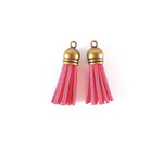 Lot De 2 Tassels Finition Bronze Rose 40mm