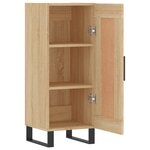 vidaXL Buffet Chêne sonoma 34 5x34x90 cm Bois d'ingénierie