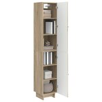 vidaXL Ensemble de Meubles 2 Pièces Chêne Sonoma 34 5 x 33 x 90 cm