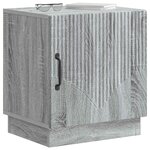 vidaXL Table de chevet 2 Pièces Sonoma gris 43 x 34 5 x 47 cm