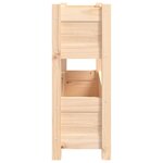 vidaXL Jardinière 77x25x66 cm Bois massif de pin