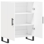 vidaXL Buffet blanc 69 5x34x90 cm bois d'ingénierie