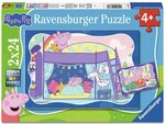 Puzzles Enfants 2x24 pieces - Peppa Pig - Bonne nuit Peppa