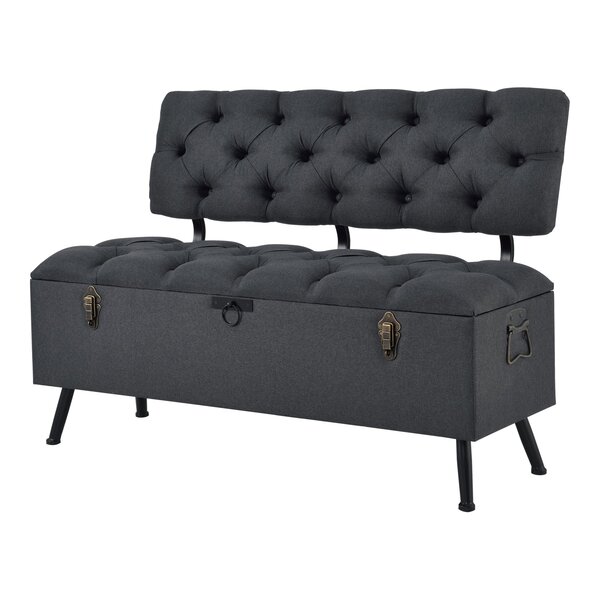 Banquette de rangement malmöhus siège rabattable gris foncé 03_0006447