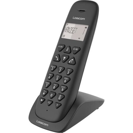 LOGICOM Téléphone sans fil VEGA 155T SOLO Noir avec répondeur