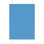 vidaXL Store plissé bleu 100x150 cm largeur du tissu 99 4cm polyester