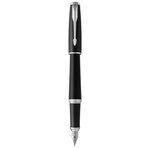 Parker urban stylo plume  noir mat  plume fine  encre bleue  coffret cadeau