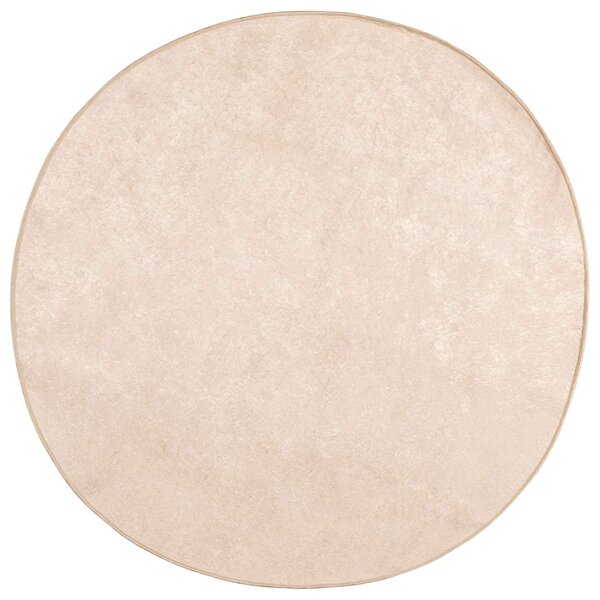 vidaXL Coureur de Tapis MARSA Crème 120 x 120 cm Polyester et PVC