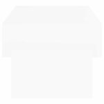 vidaXL Table basse Blanc 105x55x32 cm Bois d’ingénierie