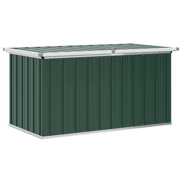 vidaXL Coffre de rangement de jardin Vert 129x67x65 cm