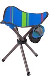 Lot de 2 sièges pliables 3 pieds de camping - O'Camp - Dimensions : 32 x 32 x 38 cm