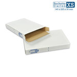Lot de 500 Boîtes Pochettes Carton XS - hauteur 3cm - format 140x225 mm