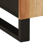 vidaXL Armoire de salle de bain 38x33x58 cm bois massif d'acacia