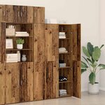 vidaXL Buffet en Bois Ancien 40x42 5x185 cm Bois reconstitué