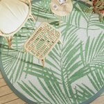 vidaXL Tapis d'extérieur vert Ø200 cm PP