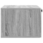 vidaXL Meuble TV mural Sonoma gris 59 5 x 41 x 30 cm Bois d'ingénierie