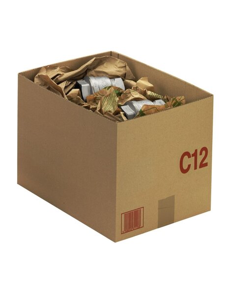 (lot  20 caisses) caisse carton palettisable c avec couvercle 400 x 300 x 300 mm