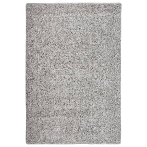 vidaXL Tapis shaggy antidérapant Gris clair 140x200 cm