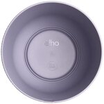 3 pots de fleur ronds Ø 14 x 13 1  Ø 16 x 15 3  Ø 19 x 17 6 cm - Lila et Blanc