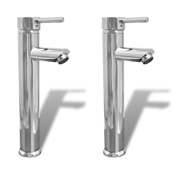 vidaXL Mitigeurs de salle de bain 2 Pièces Chrome