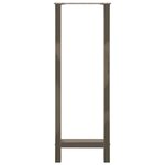 vidaXL Pieds de table de bar en acier naturel 2 pièces 50 x (110-111) cm