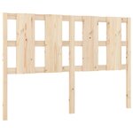 vidaXL Tête de lit 140 5x4x100 cm Bois massif de pin