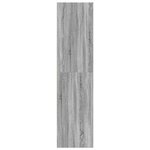 vidaXL Garde-robe sonoma gris 80x50x200 cm bois d'ingénierie
