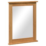 vidaXL Ensemble de mobilier de salle de bain 4 Pièces marron miel