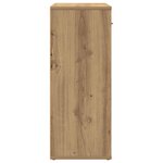 vidaXL Buffet chêne artisanal 60x30x75 cm bois d'ingénierie